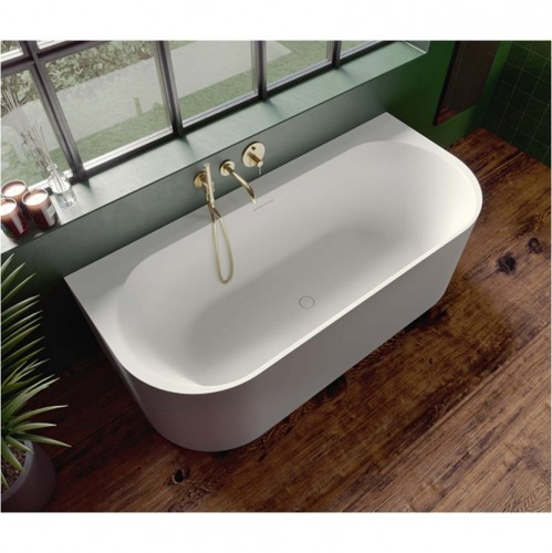Ванна из искусственного мрамора Solid Surface Riho Valor Back-2-Wall 180x80, B131001105