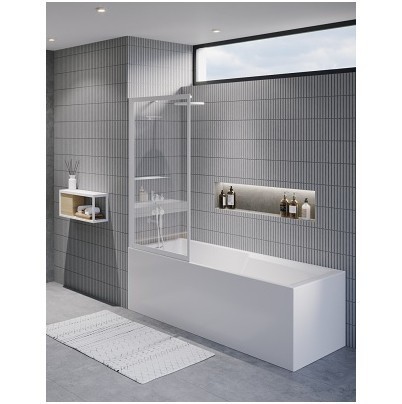 Шторка на ванну RIHO VZ LUCID GD501 800 x 1500 WHITE, GDB508W000
