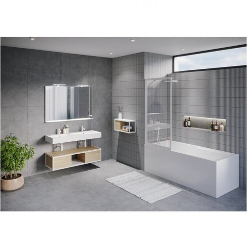 Шторка на ванну RIHO VZ LUCID GD501 800 x 1500 WHITE, GDB508W000