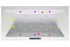 Гидромассажная ванна встраиваемая RIHO RETHINK CUBIC JOY 180x80