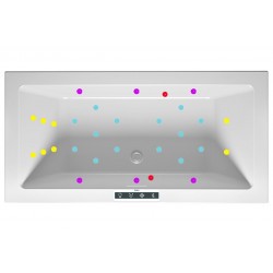 Гидромассажная ванна встраиваемая RIHO RETHINK CUBIC JOY 180x80