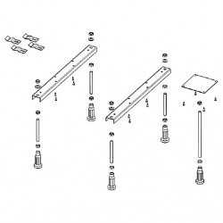 Ножки для ванны Riho Petit POOTSET12