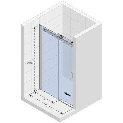 Дверь в нишу RIHO BALTIC B104 100 см, GE0070200