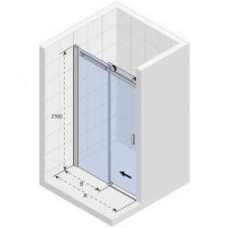 Дверь в нишу RIHO BALTIC B104 100 см, GE0070200