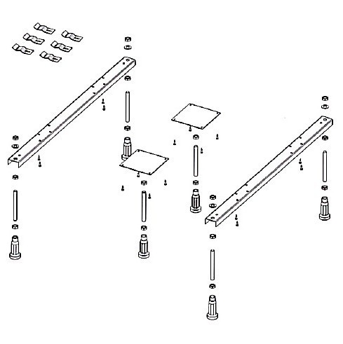 Ножки для ванны Riho Plus POOTSET07