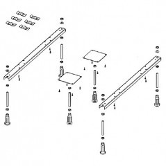 Ножки для ванны Riho Plus POOTSET07