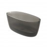 Ванна прозрачная из искусственного камня RIHO OVAL 160х72, Froasted Umber B129002F02