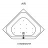 Гидромассажная ванна RIHO AUSTIN AIR 145x145