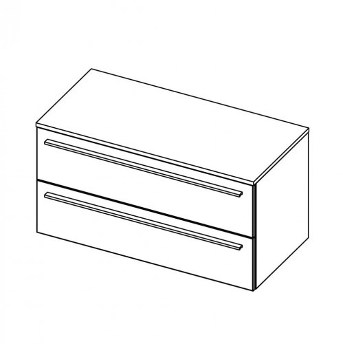 Мебель для ванной RIHO Tablet 48 SET A-1 60 см, глянцевый лак