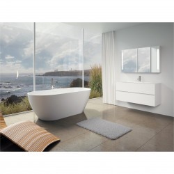 Ванна из искусственного камня Riho Bilbao 150x75 белая B119001105 (BS1200500000000)