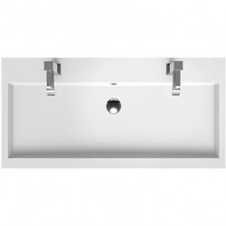 Раковина RIHO Broni 100 x 48 см, 2 смесителя, F7BR110048121