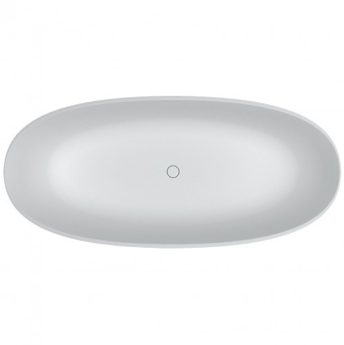 Ванна из искусственного камня RIHO OVAL 175х80, белая B152001105