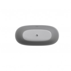 Акриловая ванна RIHO Phatos Free 170x80 серый камень, B162001085