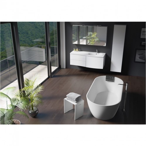 Ванна из искусственного мрамора Solid Surface Riho Bilbao 170x80 белая B118001105