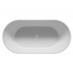 Ванна из искусственного мрамора Solid Surface Riho Bilbao 170x80 белая B118001105