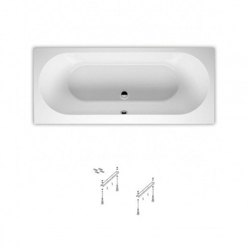 Комплект Акриловая ванна RIHO CAROLINA 170x80 и ножки