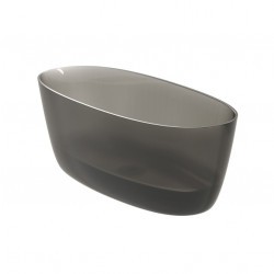 Ванна прозрачная из искусственного камня RIHO OVAL 175х80, Froasted Umber B152002F02