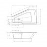 Акриловая ванна RIHO RETHINK SPACE 180x110 R, B115001005 (BR1700500000000)