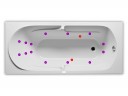 Гидромассажная ванна RIHO FUTURE XL FLOW 190x90