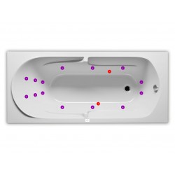 Гидромассажная ванна RIHO FUTURE XL FLOW 190x90