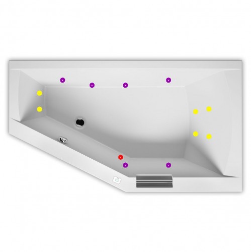 Гидромассажная ванна RIHO GETA FLOW 160x90 L