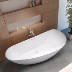 Ванна из искусственного камня Riho Granada 190x90 белая B122001105