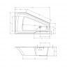 Акриловая ванна RIHO RETHINK SPACE 180x110 L, B116001005 (BR1800500000000)