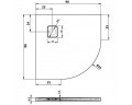 Акриловый душевой поддон Riho Basel 451 90x90 белый R55 + сифон DC980050000000S