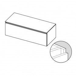 Мебель для ванной RIHO Fromscratch Тумбы со столешницей SET A-1 120 см, глянцевый лак