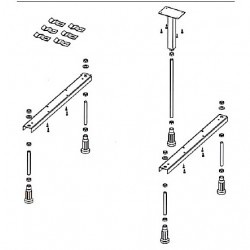 Ножки для ванны Riho Strong POOTSET08