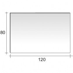 Зеркало RIHO Тип 14 с LED подсветкой 120 x 80 см