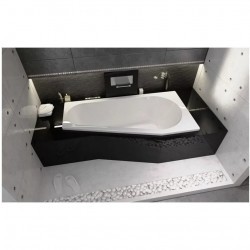 Гидромассажная ванна RIHO DELTA AIR 160x80 см L