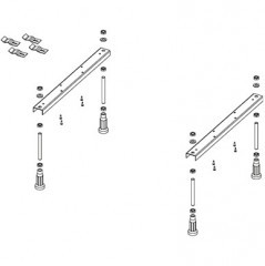 Ножки для ванны Riho Univerzal POOTSET01U