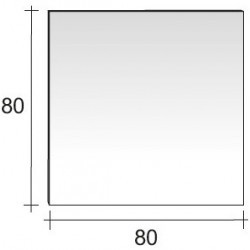 Зеркало RIHO Тип 14 с LED подсветкой 80 x 80 см