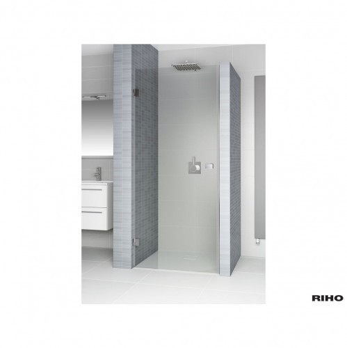 Душевая дверь RIHO Scandic X101 70х200 см L, профиль чёрный, G001001121 (GX06082B1)