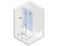 Шторка для ванны RIHO VZ SCANDIC NXT X109V 1000x1500 L Черный