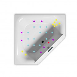 Гидромассажная ванна RIHO AUSTIN JOY 145x145