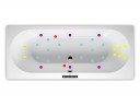 Гидромассажная ванна RIHO CAROLINA JOY 170x80