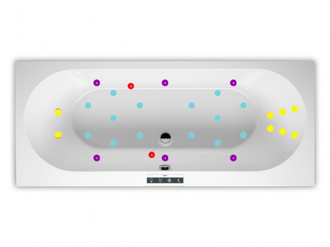 Гидромассажная ванна RIHO CAROLINA JOY 180x80