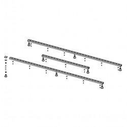 Ножки для душевого поддона Riho Basel 411, 423 - 8 опор POOTSET67