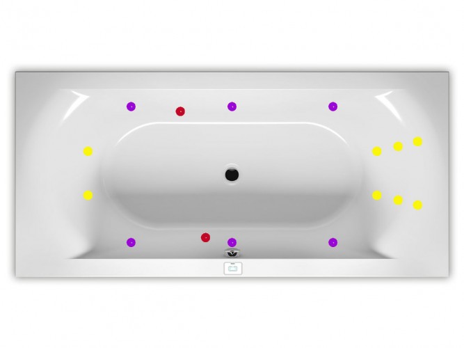 Гидромассажная ванна RIHO LIMA FLOW 160х70 см