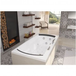 Гидромассажная ванна RIHO Lisa 180x90 см, BZ1500500000000
