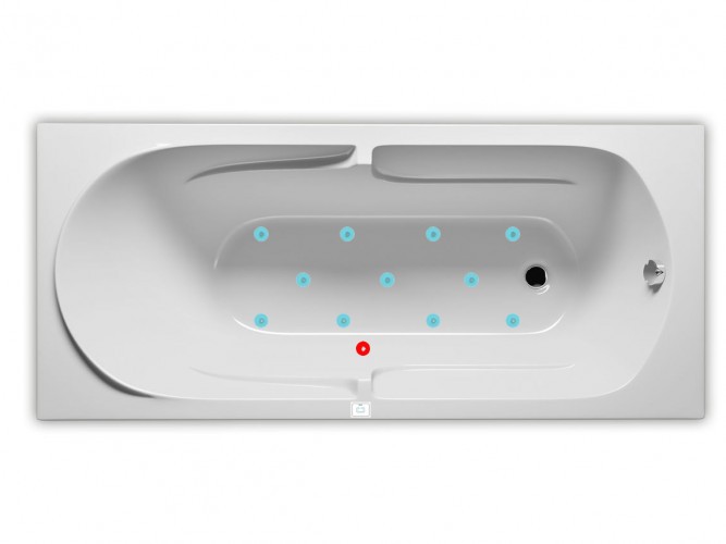 Гидромассажная ванна RIHO FUTURE AIR 180x80