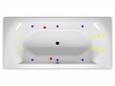 Гидромассажная ванна RIHO LIMA FLOW 180х80 см