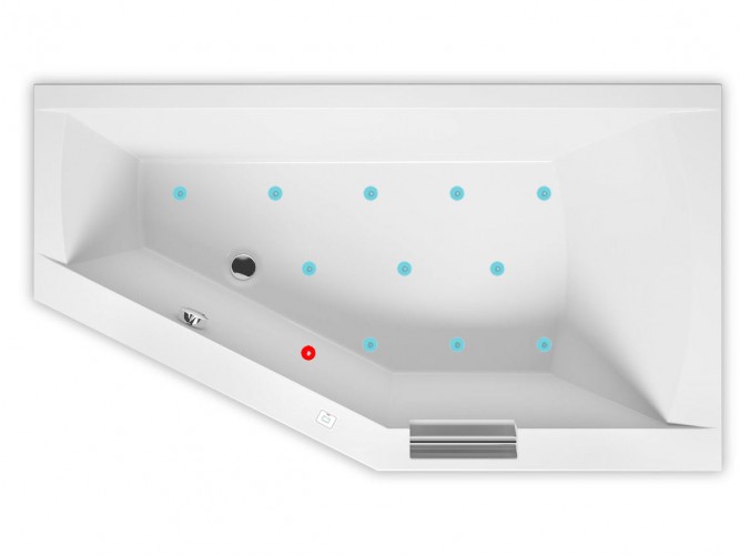 Гидромассажная ванна RIHO GETA AIR 160x90 L