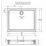 Акриловый душевой поддон Riho Davos 263 130x90 белый + панель DA0300500000000