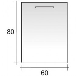 Зеркало RIHO Тип 13 со встроенным освещением 60 x 80 см
