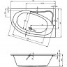 Гидромассажная ванна RIHO LYRA BLISS 170x110 L
