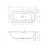Акриловая ванна RIHO DESIRE CORNER 184x84 R, B087001005 (BD0500500000000)