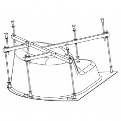 Каркас для ванны RIHO Atlanta 140х140, 2YNAT1112
